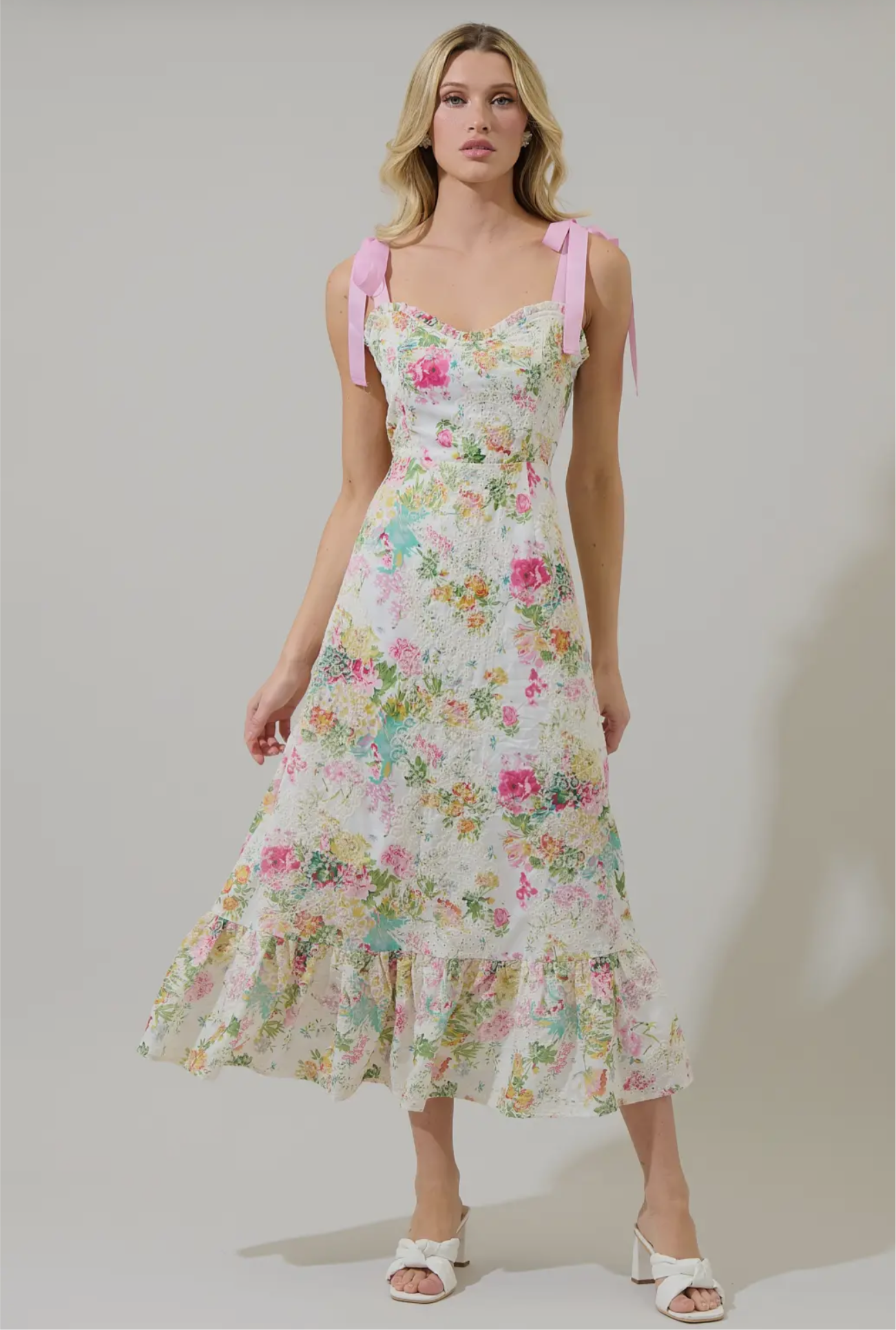 Sommerset floral villa eyelet