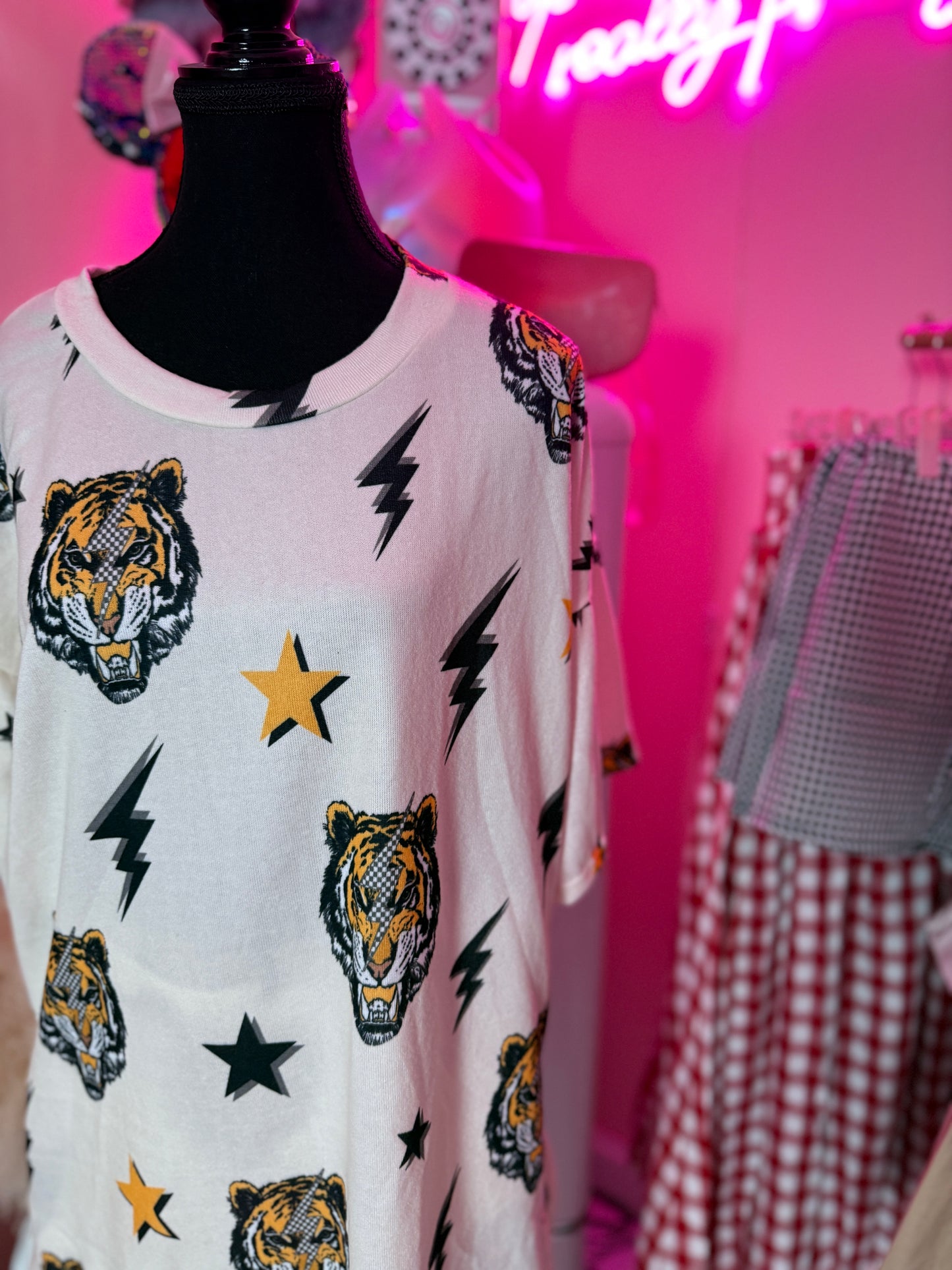 Tiger Print Pant Set