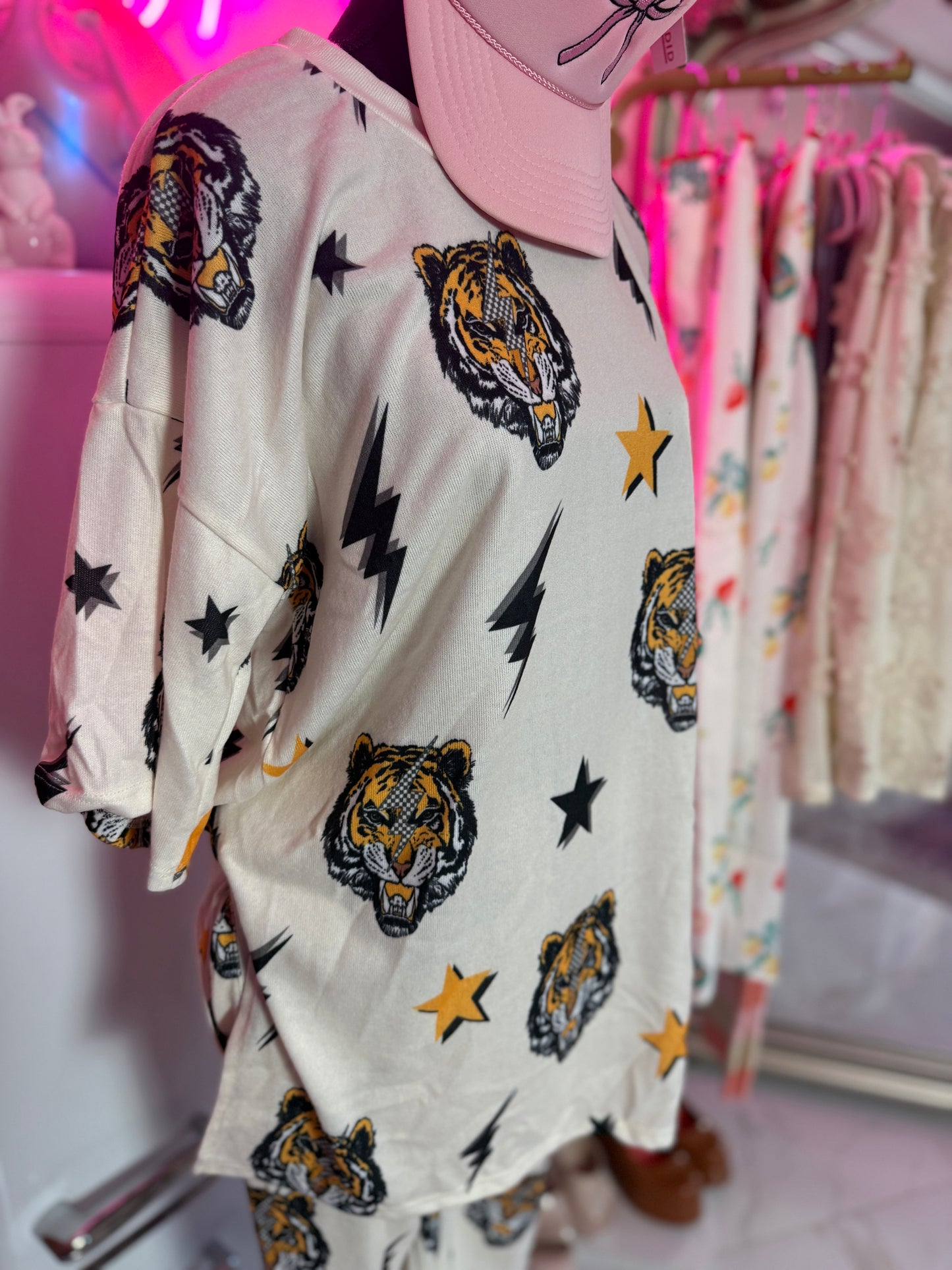 Tiger Print Pant Set