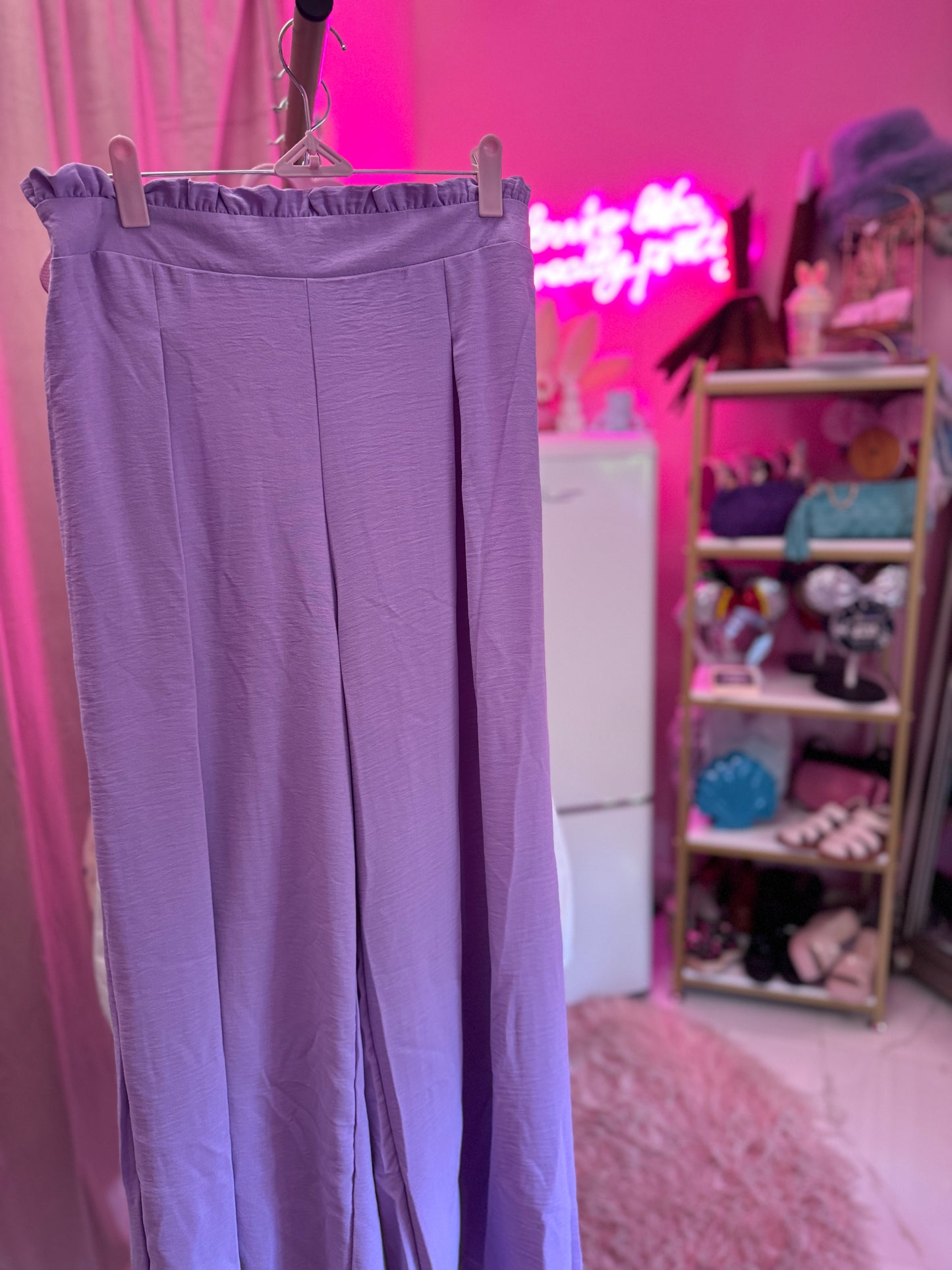 Pleated Palazzo Pants