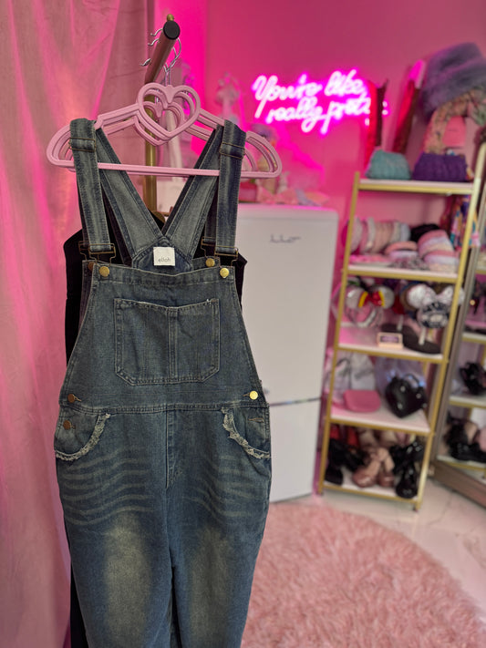 Denim overalls