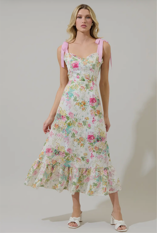 Sommerset floral villa eyelet