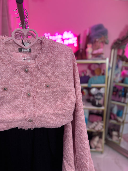 Pink Tweed Jacket