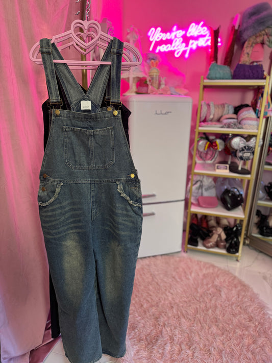 Denim overalls