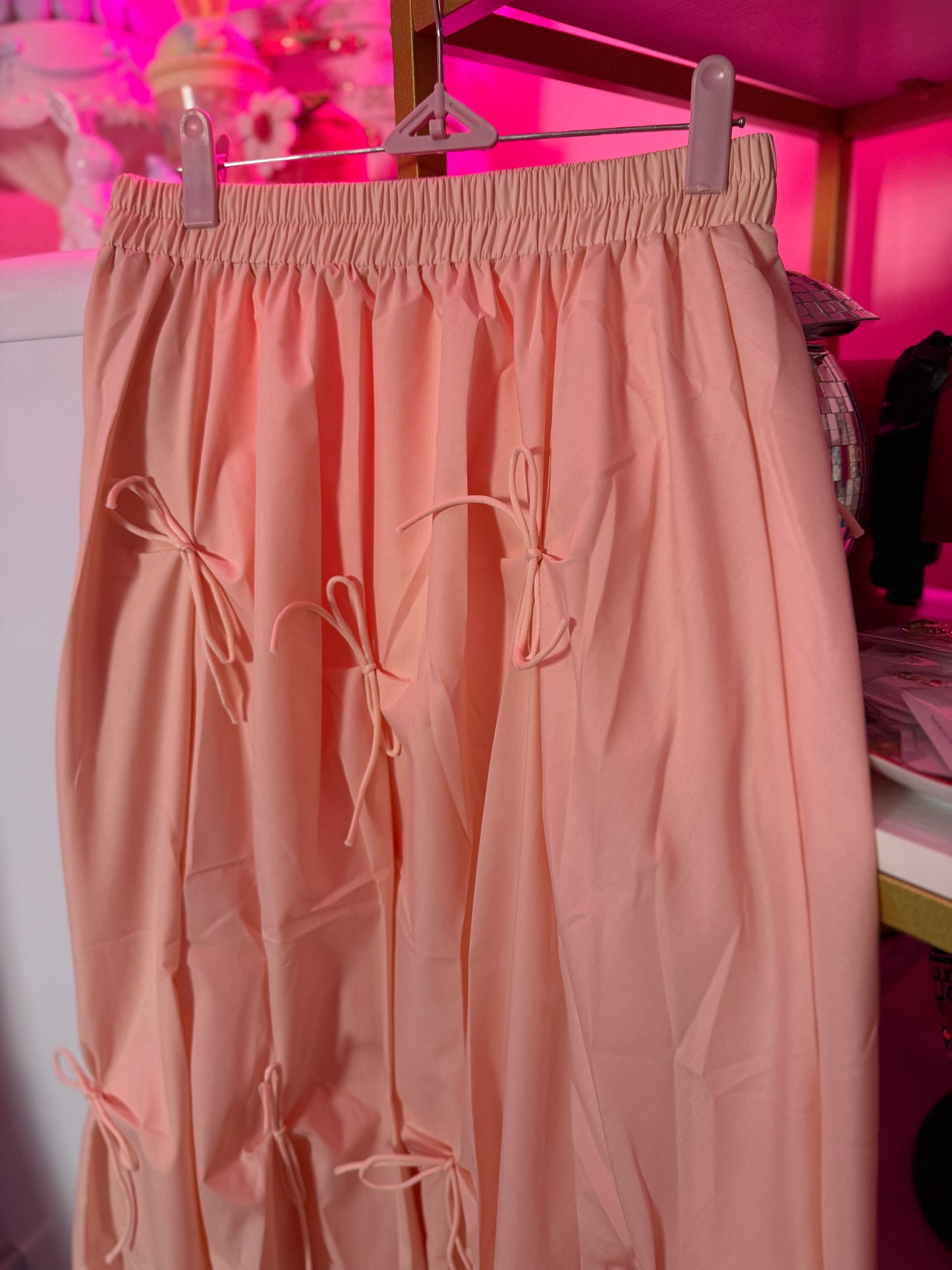 Pink  Bow Skirt