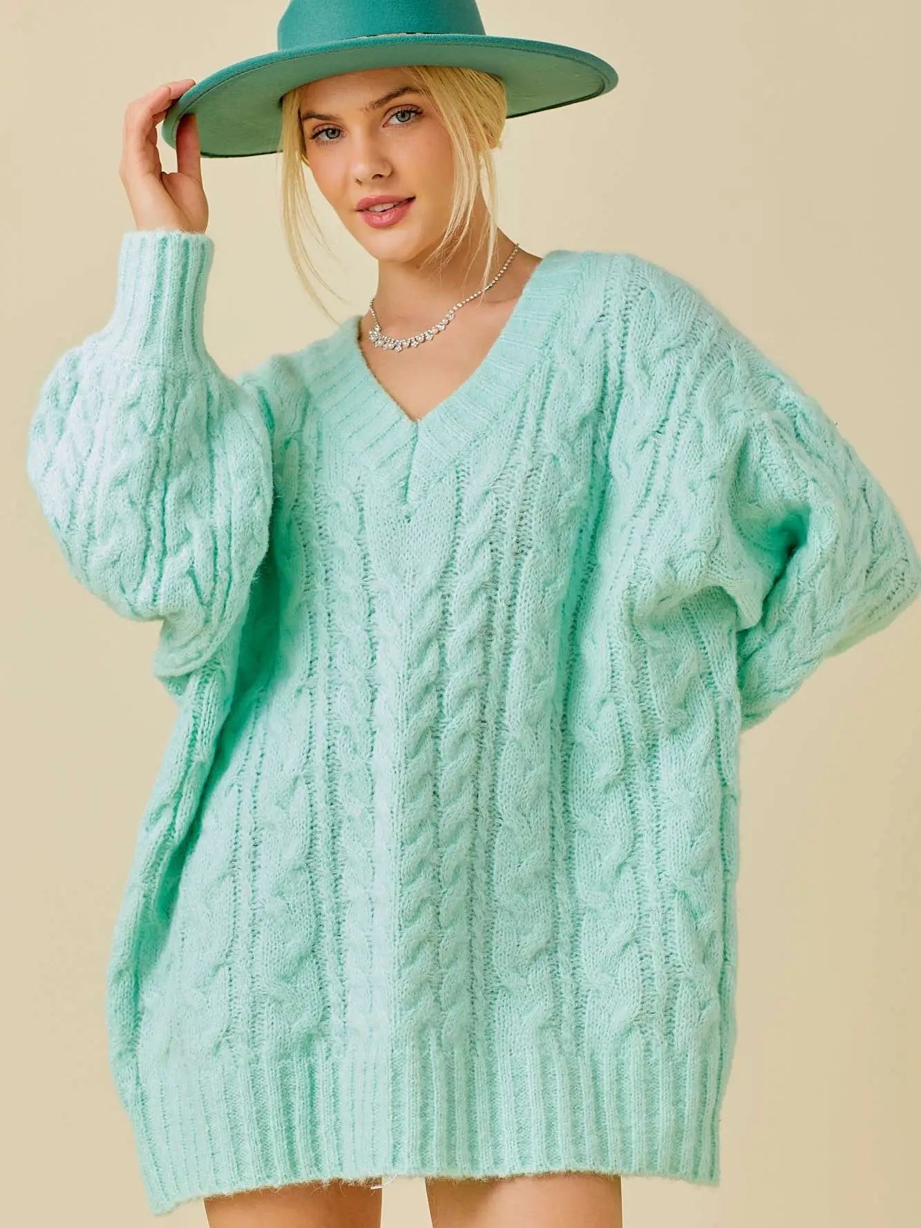 Mint Oversize Sweater