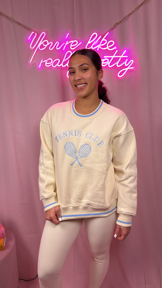 Tennis Club Multicolored Sweatshirt