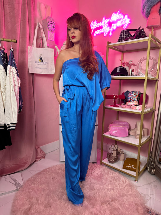 Icy Blue Jumpsuit