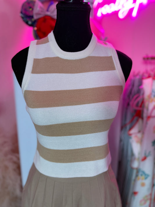 Thick Striped Tank Top