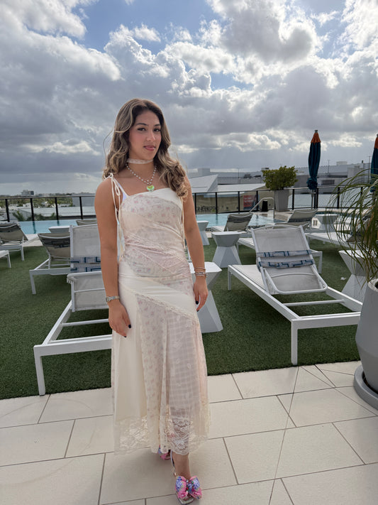 Lace and love maxi dress