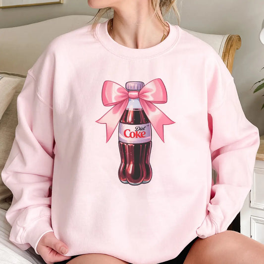 Diet Coke Coquette Sweatshirt (Pink)