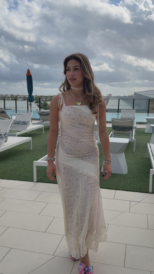 Lace and love maxi dress