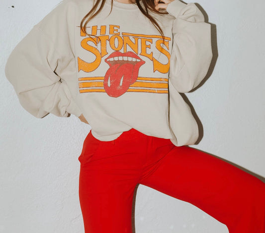 Rolling Stones Thrifted Sweatshirt